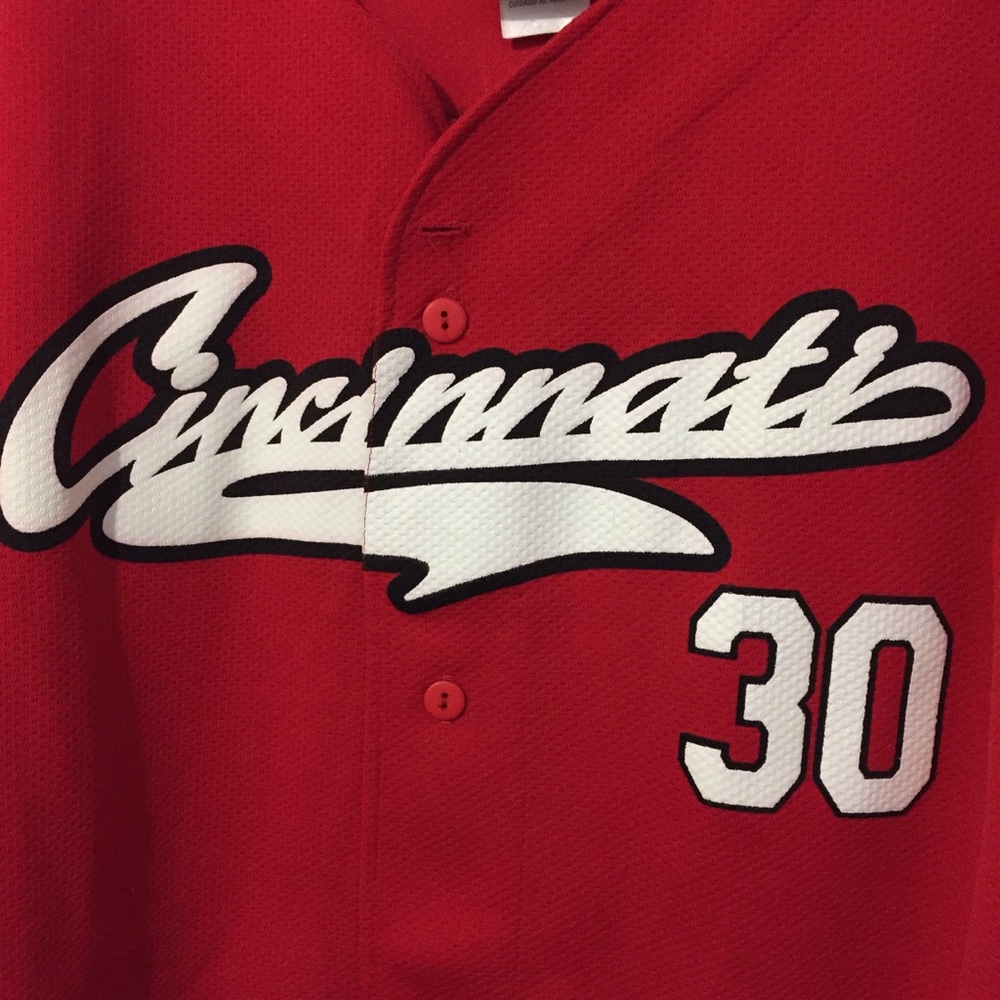 Ken Griffey Sr. jersey 🔴 *RARE* - Picture 5 of 8